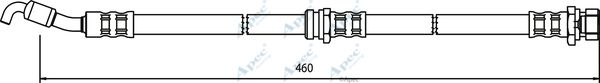 APEC BRAKING Тормозной шланг HOS3507